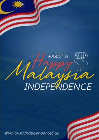 Malaysia National Day Celebrate Poster Design