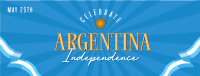 Viva Argentina Facebook Cover Image Preview