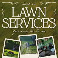 Rustic Lawn Services Instagram Post Design