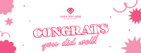 Congrats To You! Facebook Cover Design