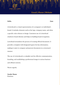 Asset Management Letterhead example 4