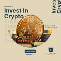 Crypto Investment Linkedin Post