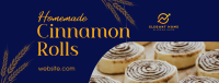 Homemade Cinnamon Rolls Facebook Cover