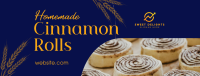 Homemade Cinnamon Rolls Facebook Cover Image Preview