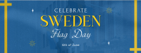 Commemorative Sweden Flag Day Facebook Cover Image Preview