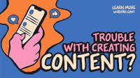 Trouble Creating Content? Facebook Event Cover