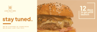 Exciting Burger Launch Twitter Header