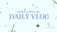 Dainty Florals YouTube Video Design