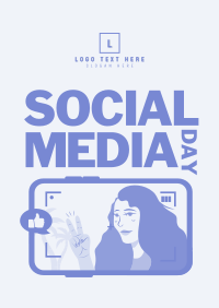 Social Media Selfie Poster