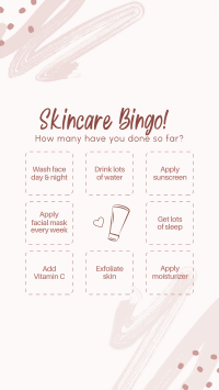 Skincare Tips Bingo Instagram Story