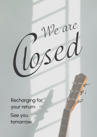 We're Closed Flyer