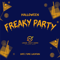 Freaky Party Instagram Post Design