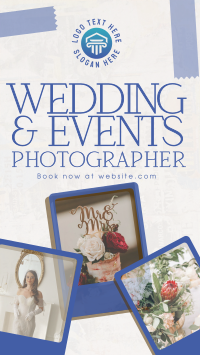 Rustic Wedding Photographer Instagram Reel Image Preview