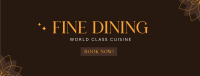 Fine Dining Facebook Cover