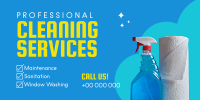 Professional Cleaning Services Twitter Post