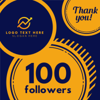 100 Followers Linkedin Post Design