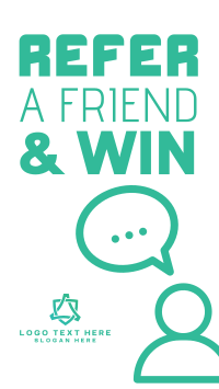 Refer a friend & win Facebook Story