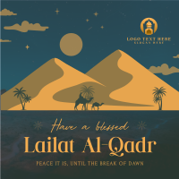 Blessed Lailat al-Qadr Instagram Post