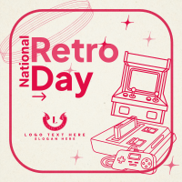 Unique Retro Day  Linkedin Post