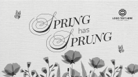 Spring Has Sprung Facebook Event Cover