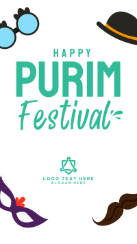 Purim Accessories Facebook Story