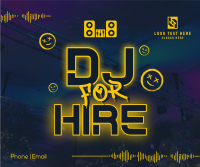 Hiring Party DJ Facebook Post