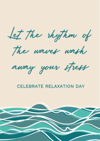 Ocean Relaxation Day Poster