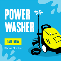 Power Washer Rental Instagram Post Design