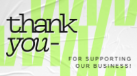 Minimalist Thank You Animation