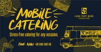 Handdrawn Food Truck Facebook Ad