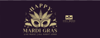 Mardi Gras Party Facebook Cover Image Preview