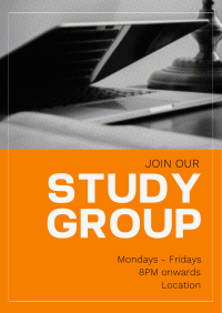 Chill Study Group Flyer