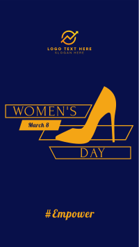 Women's Day Stiletto Facebook Story