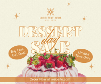 Retro Dessert Sale Facebook Post