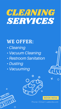 Professional Cleaning Service Facebook Story