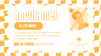 Quirky Fun About Me Facebook Event Cover