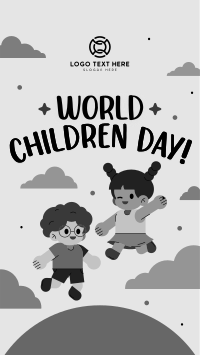 Children Day Cartoon Facebook Story