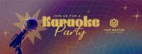 Karaoke Party Facebook Cover Image Preview