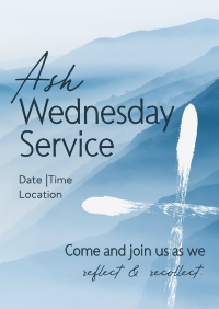 Ash Wednesday Mountain Cross Flyer