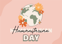 World Humanitarian Blooms Postcard