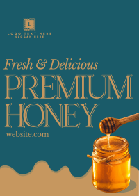 Organic Premium Honey Poster