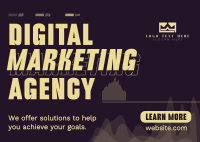 Digital Marketing Agency Postcard