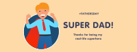 Super Dad Facebook Cover Image Preview