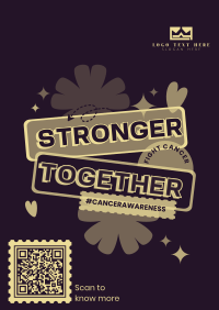 We're Stronger than Cancer Poster