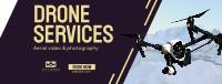 Professional Drone Service Facebook Cover Image Preview