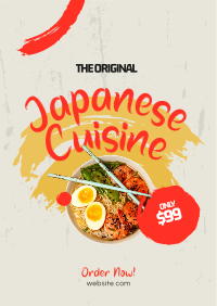 Original Japanese Cuisine Flyer