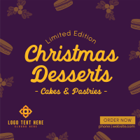 Cute Homemade Christmas Pastries Instagram Post