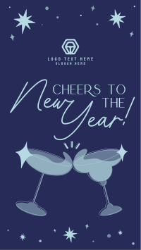 Rustic New Year Greeting Facebook Story