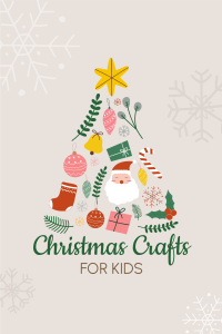 Christmas Tree Collage Pinterest Pin Design