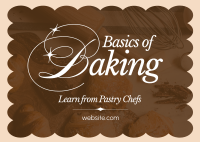 Basics of Baking Postcard